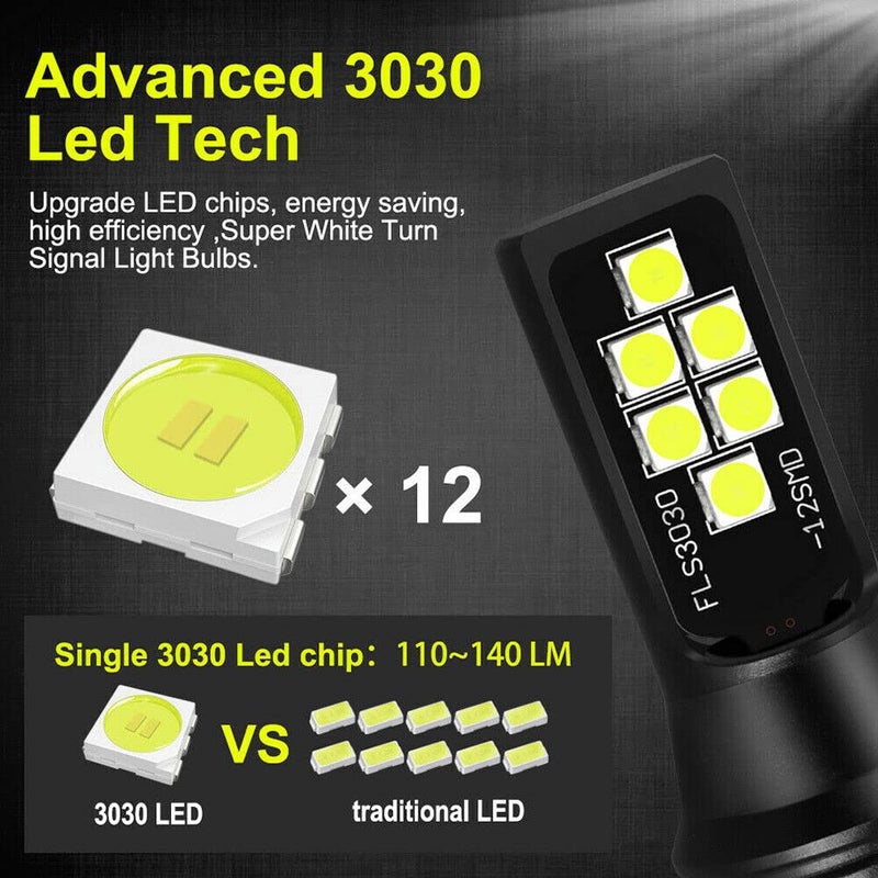 SOCAL-LED LIGHTING إضاءة LED SOCAL - لمبة ضباب LED 2x H11 H8 لرياضات القوة بتقنية 3030 SMD الملونة الساطعة، بنفسجي - Image 5